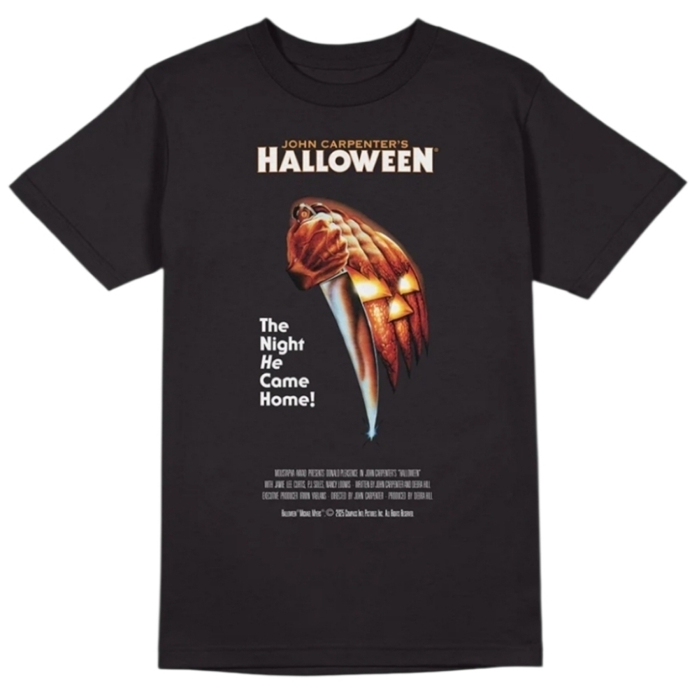 John Carpenter's Halloween Movie Poster Black T-Shirt - Picture 3 of 7